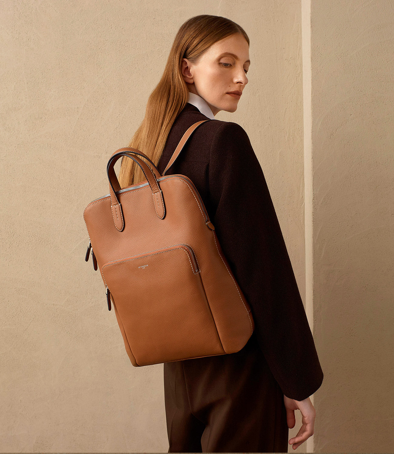 Sacs à dos en cuir Femme Le Tanneur1