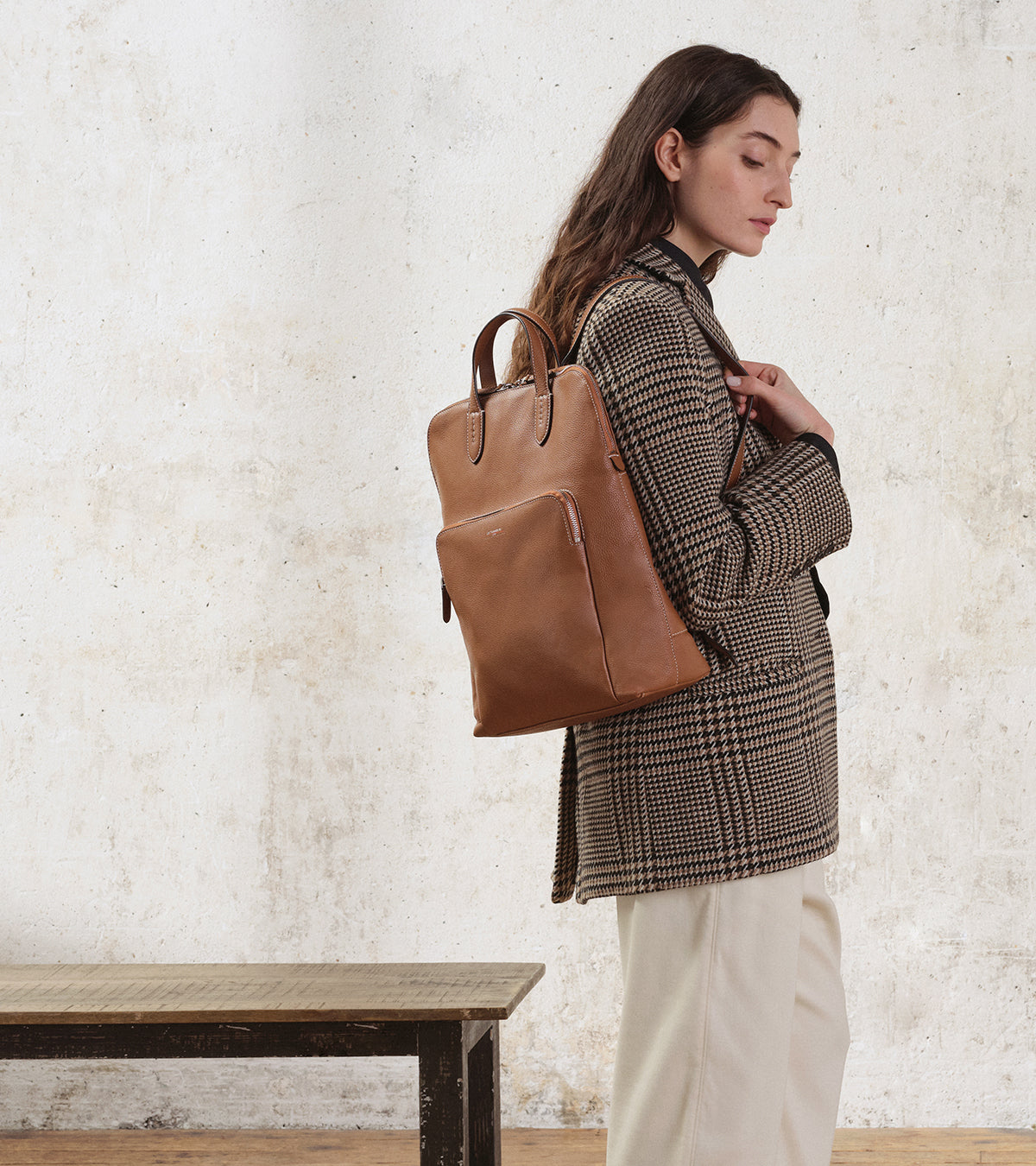 Le Tanneur Sac Sacoche Sac A Dos Cuir Femme Petit Sac à Main